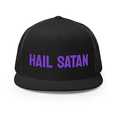 Hail Satan Trucker Cap