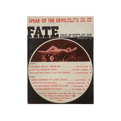 Vintage Fate Magazine Featuring Anton LaVey Article