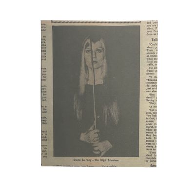 Diane LaVey Newsprint Press Photo