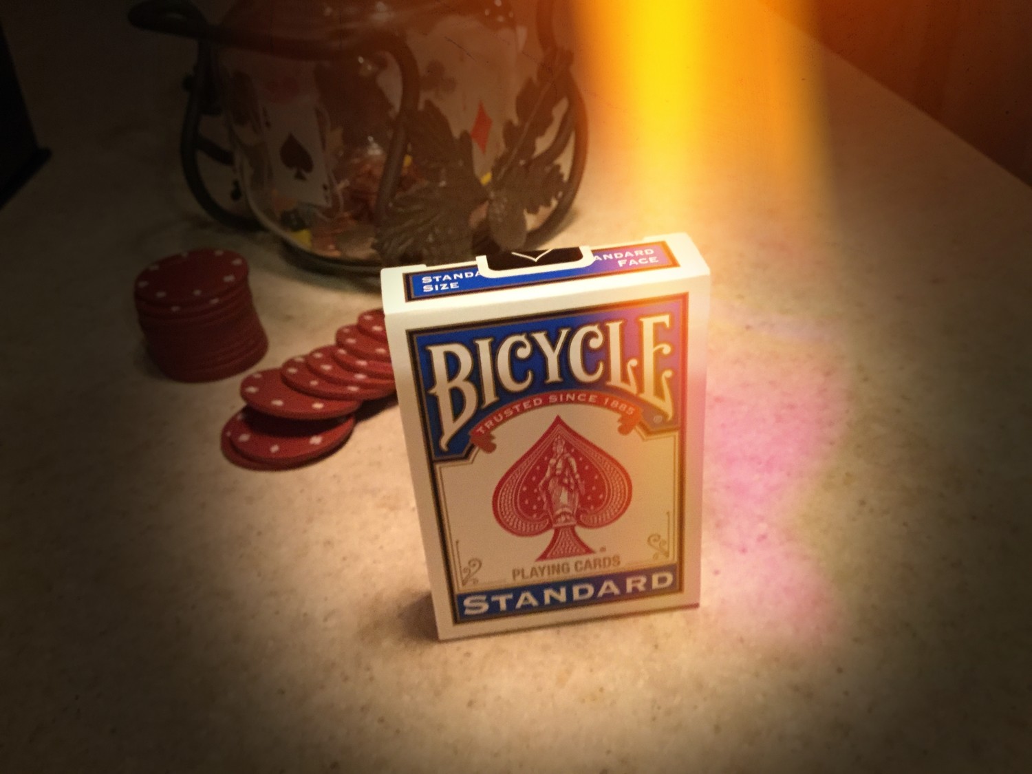 Bicycle Rider Backs - Blue Practice Deck
