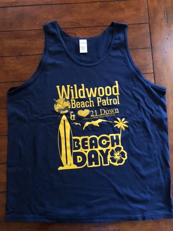 21 Down &amp; Wildwood Beach Patrol Beach Day Tank