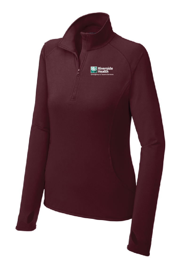 Emergency &amp; Trauma 1/4 Zip Pullover - Maroon