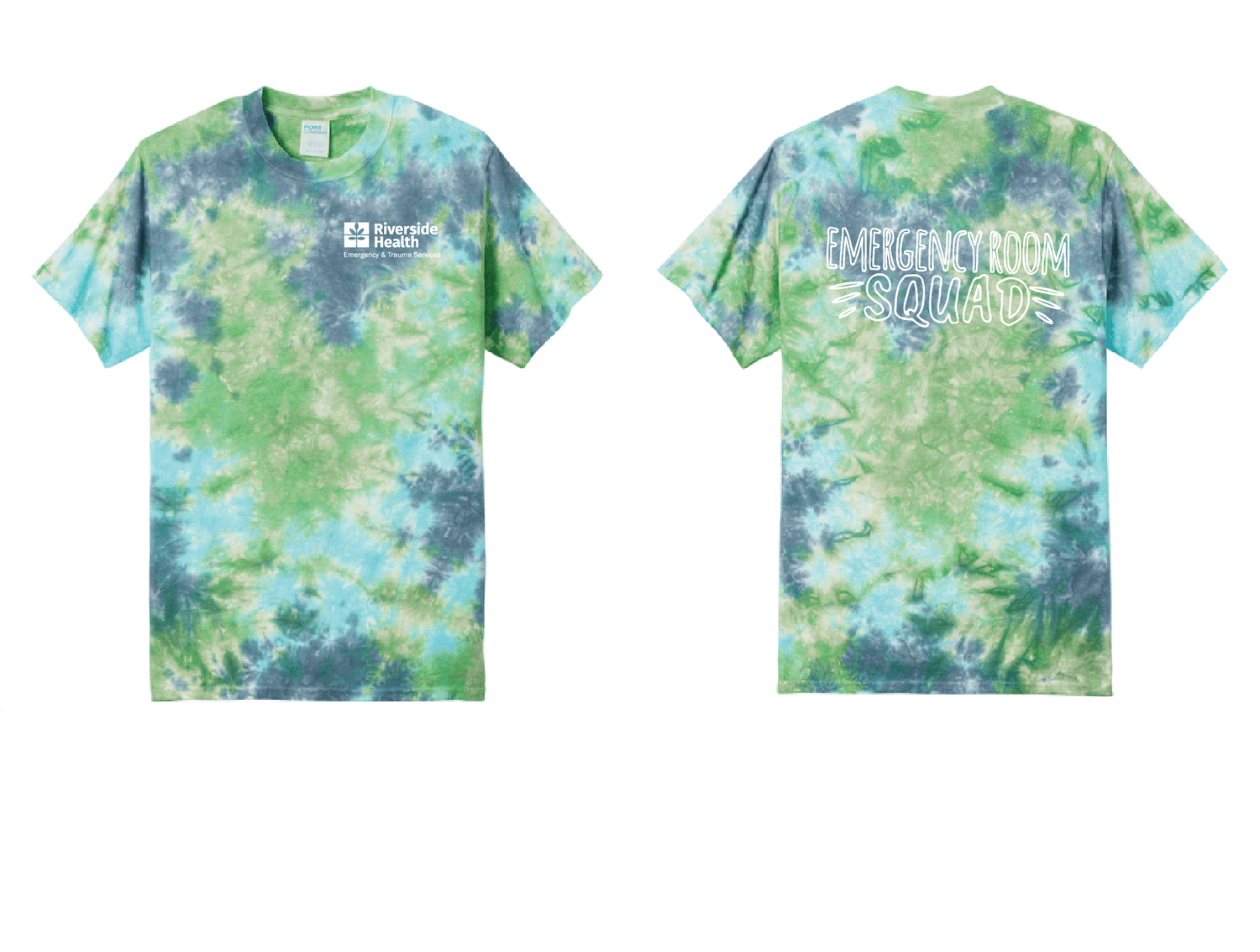 Emergency &amp; Trauma Emergency Squad Tie Dye T-shirt - Planet Earth