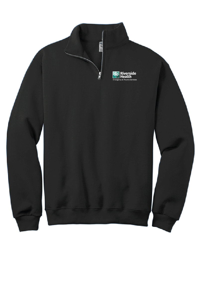Emergency &amp; Trauma Unisex Jerzees® NuBlend® 1/4-Zip Cadet Collar Sweatshirt