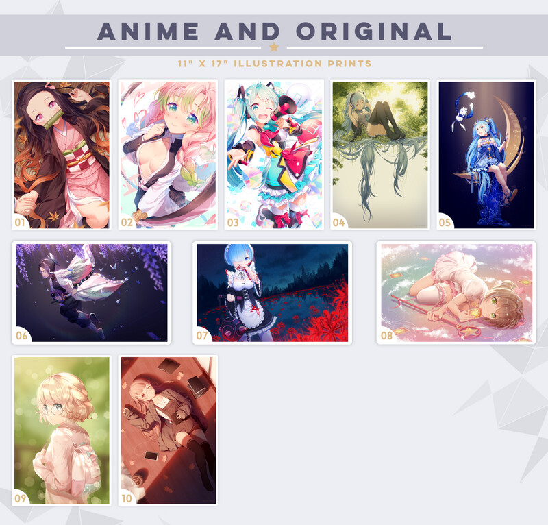 Anime and Original Prints