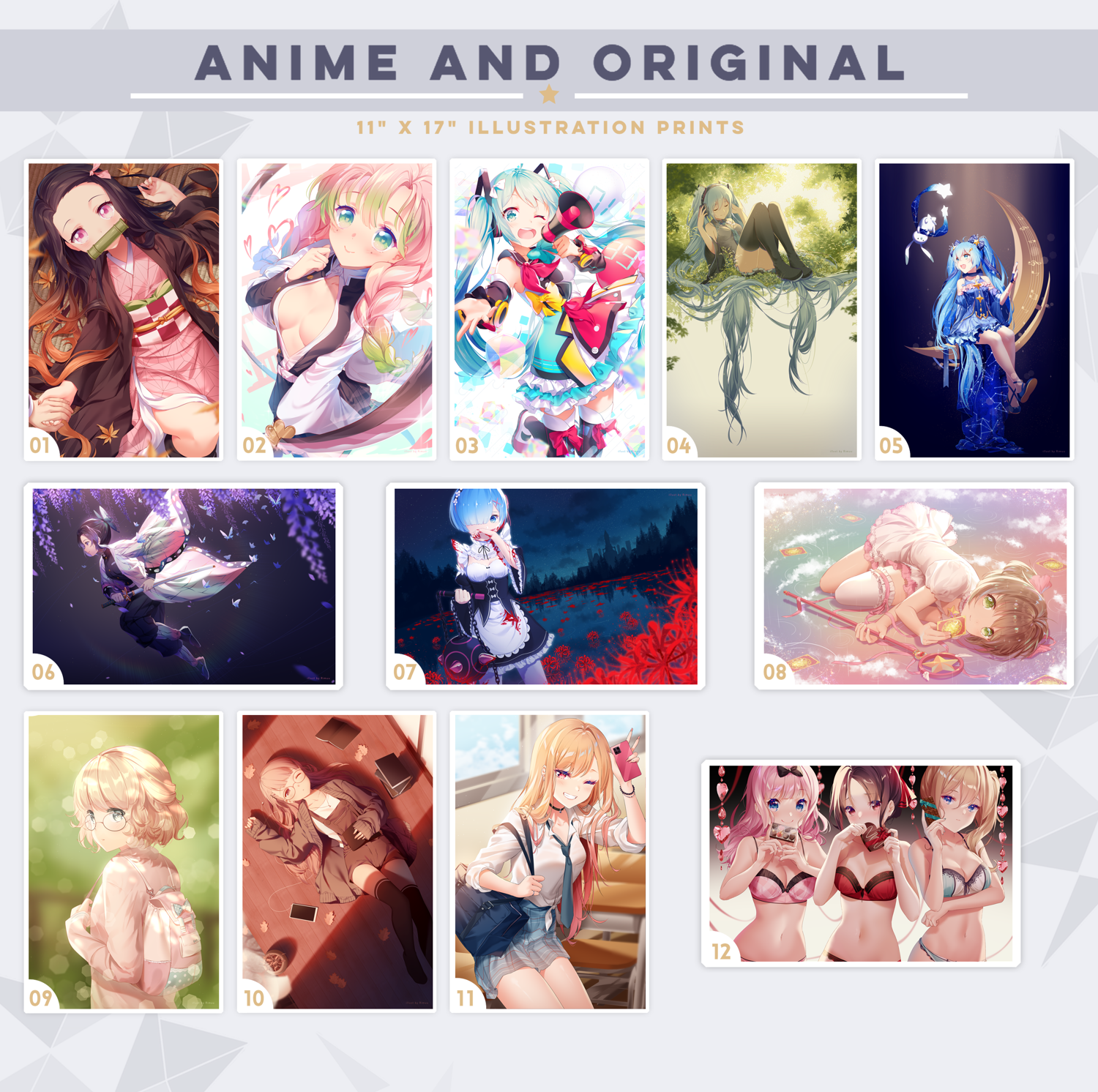 Anime and Original Prints