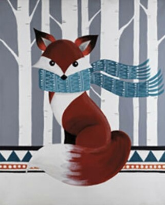 Woodland Fox Canvas workshop Jan. 20