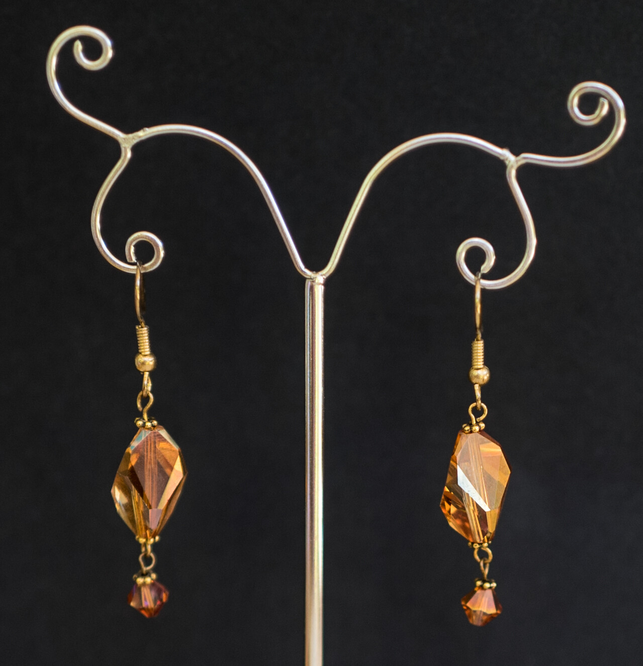 Eye-catching Swarovski crystal earrings &quot;Angelica&quot;
