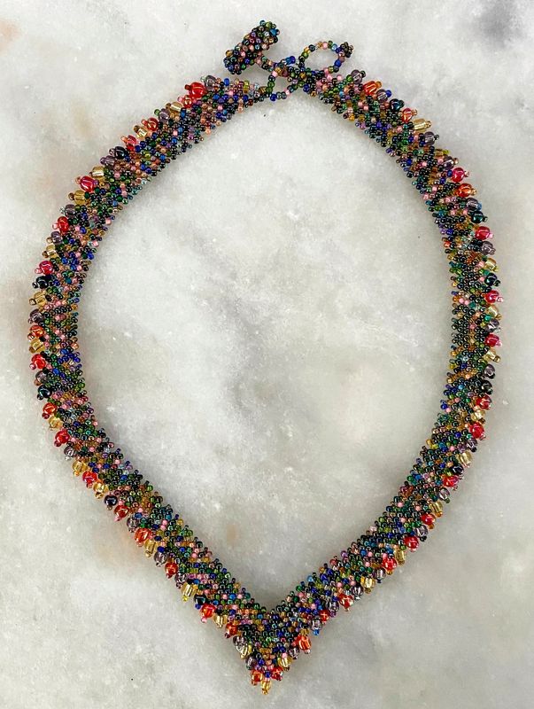 Attractive beaded necklace &quot;Grace&quot;