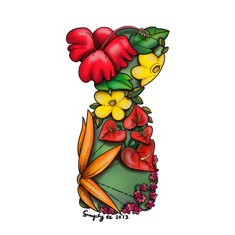 Flowers All Arounds Sticker