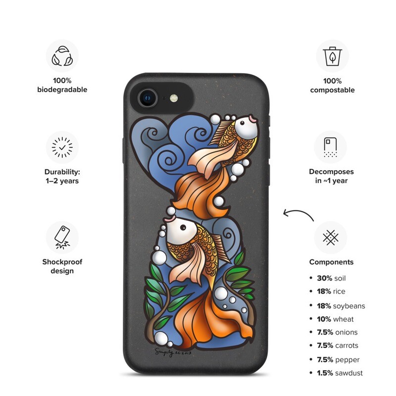 Fish Out of Water - Biodegradable Iphone case