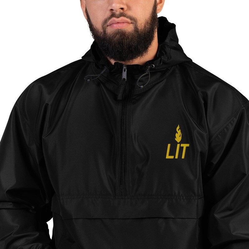 LIT Embroidered Champion Packable Jacket