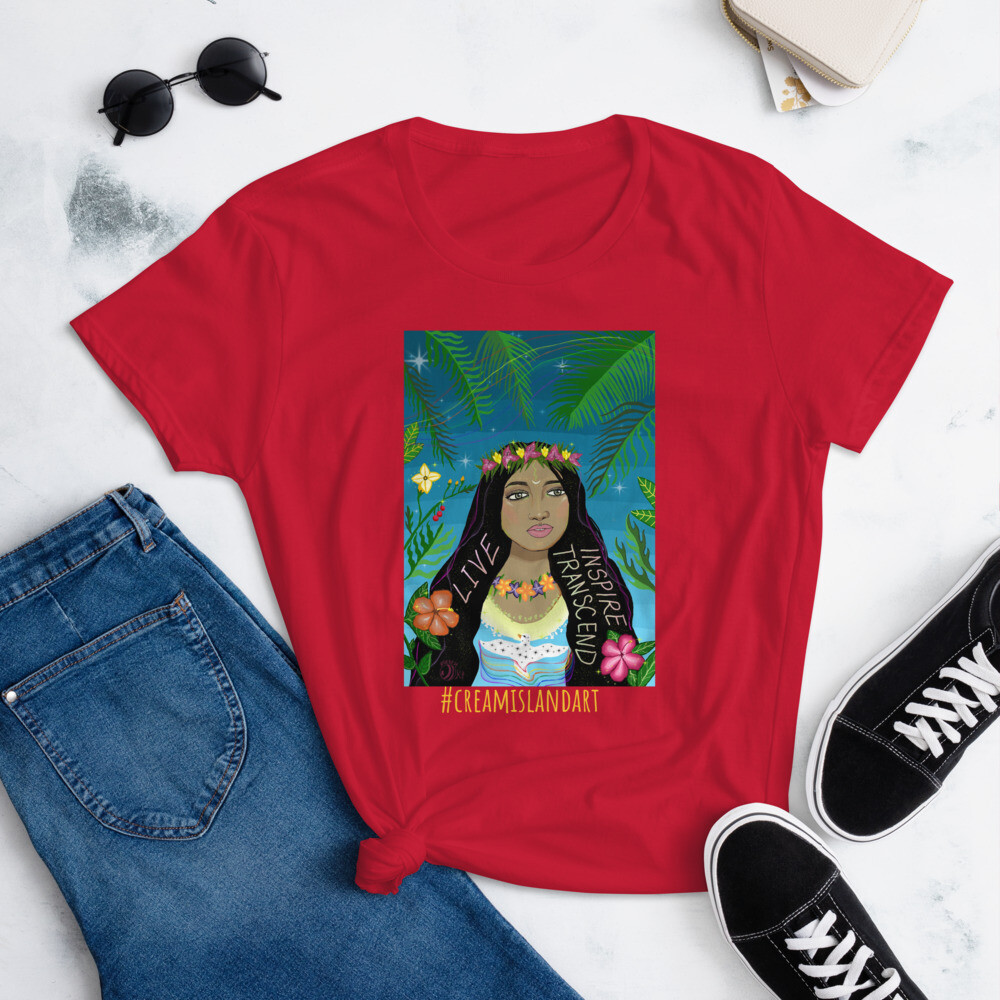 Island Girl - Women&#39;s short sleeve t-shirt