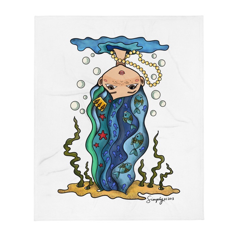 Fu&#39;una Underwater Throw Blanket
