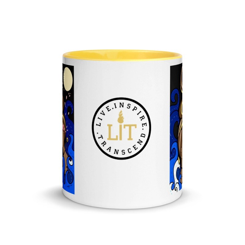 Two Lover&#39;s Point Mug with Color Inside