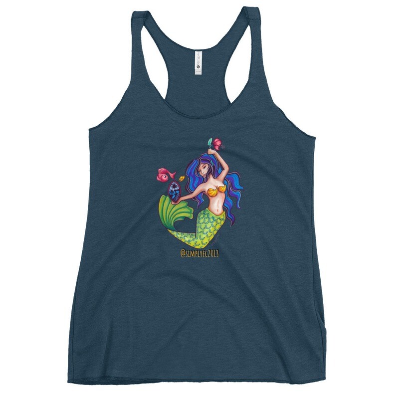Guahan Mermaid - Women&#39;s Racerback Tank