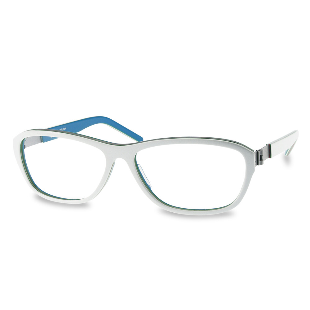 Acetate FFA981 White-Blue (54-14-135-126 mm) size S(Pre Order)