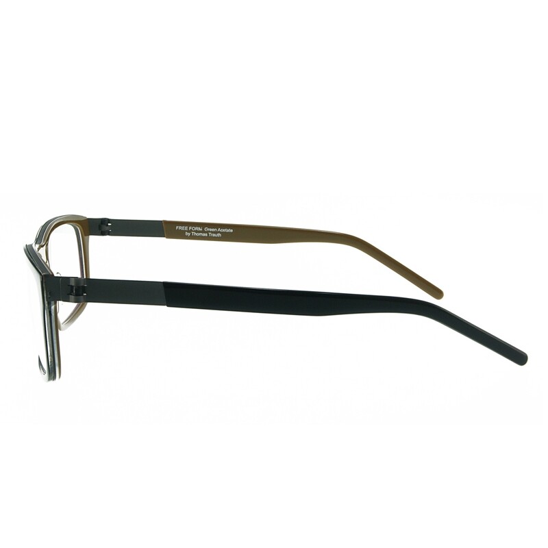Free Form Green, Acetate FFA 986 Black-Brown (56-16-140-133mm)  size M