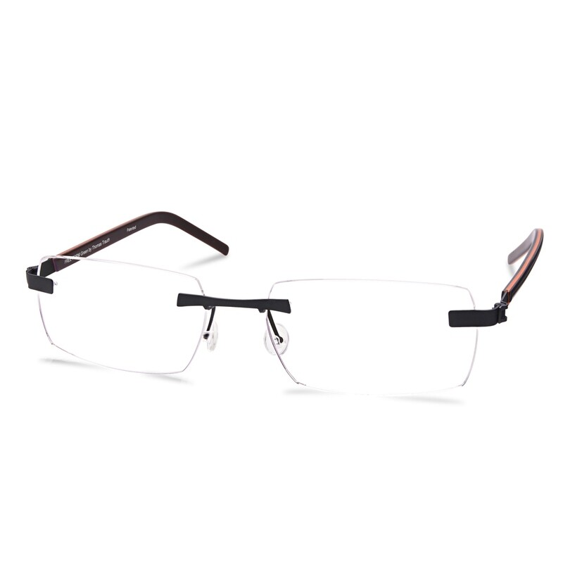 Green Rimless FFA 968 Dark Gun  (55-17-145-134 mm)  size M(Pre Order)