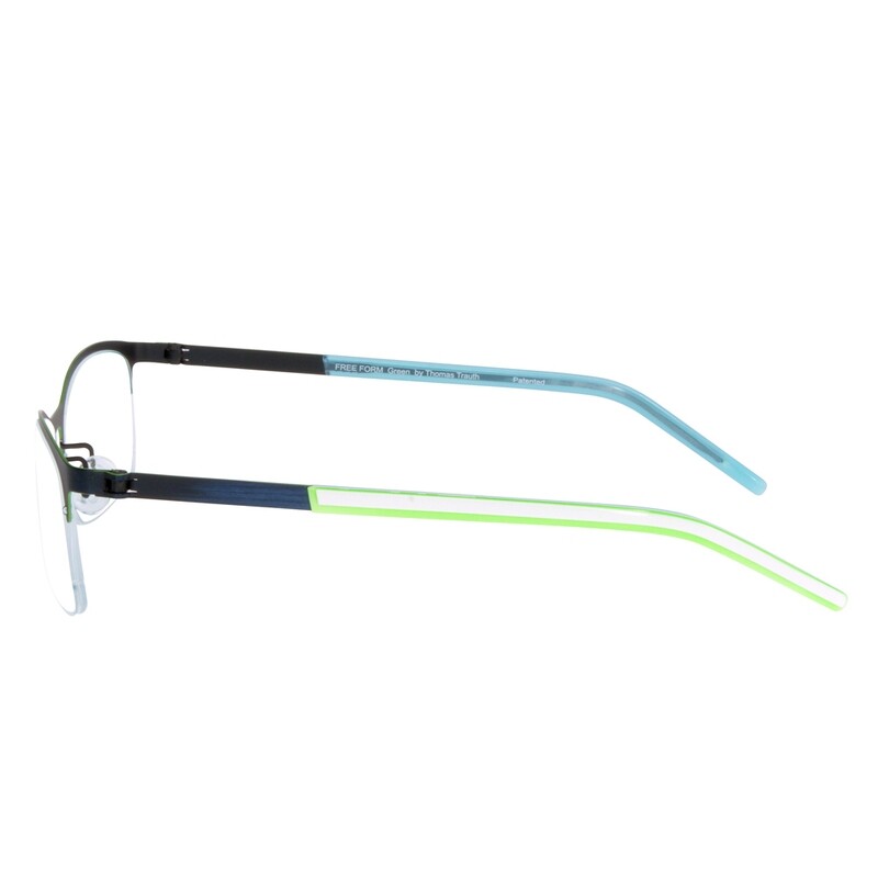Free Form Green Semi Rim FFA 916 Blue Brush (52-18-135-131 mm) size M