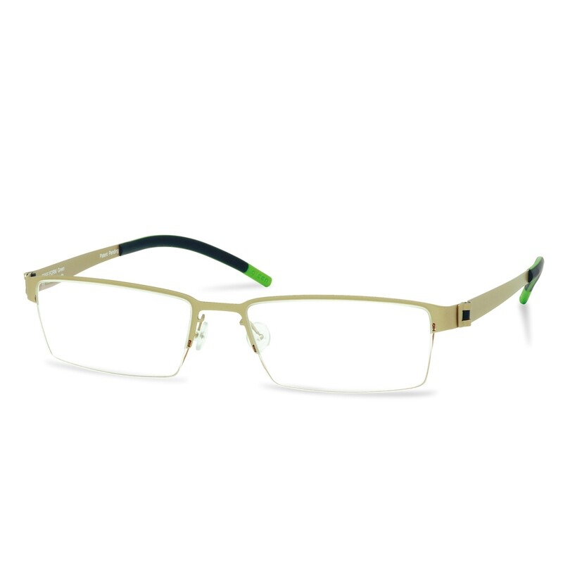 Green Semi Rim FFA 901 Gold   (54-18-140-135 mm)  size L