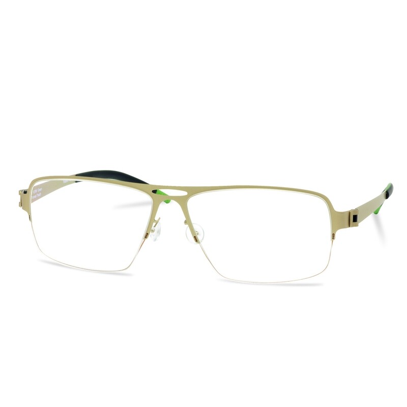 Green Semi Rim FFA 912 Gold  (58-17-140-143 mm) size XL(Pre Order)