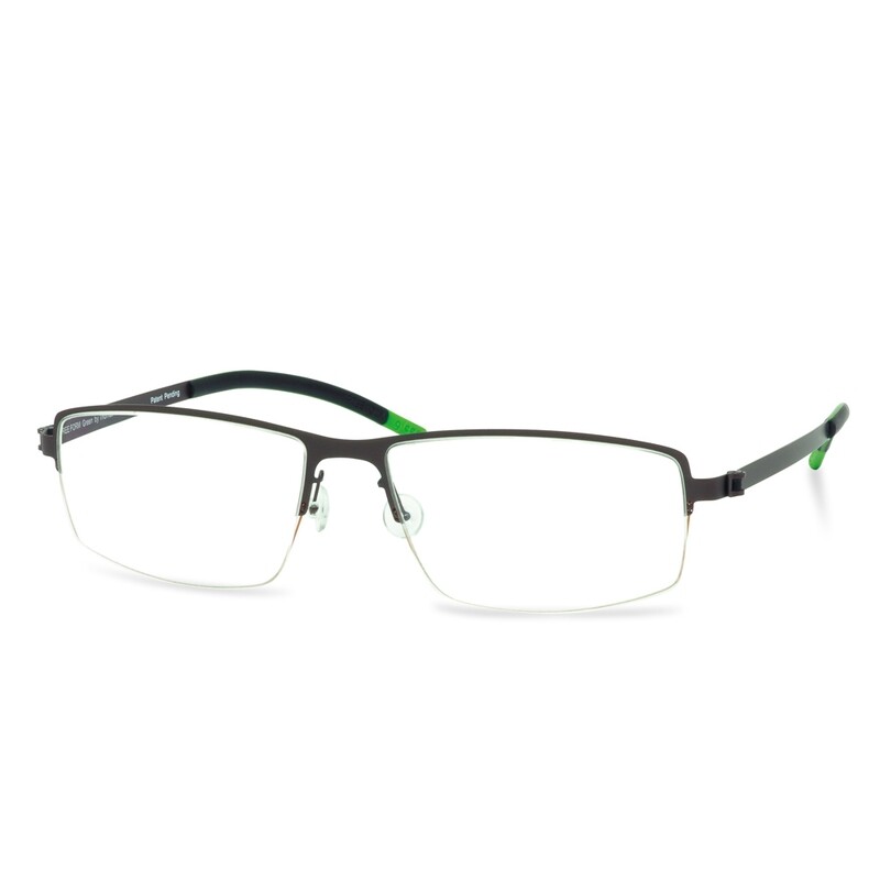Green Semi Rim FFA 902 Brown  (57-17-145-138 mm)  size L(Pre Order)