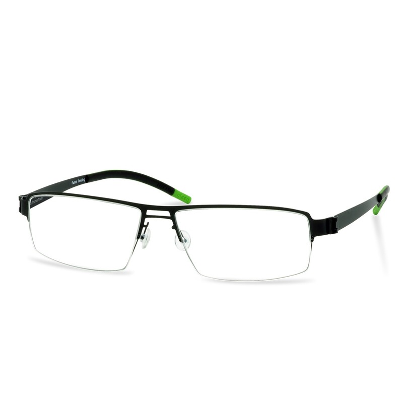 Green Semi Rim FFA 903 Black  (56-17-145-139 mm)  size L