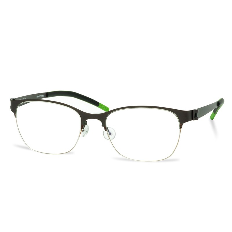 Green Semi Rim FFA 907 Brown  (49-20-140-127 mm) size S(Pre Order)