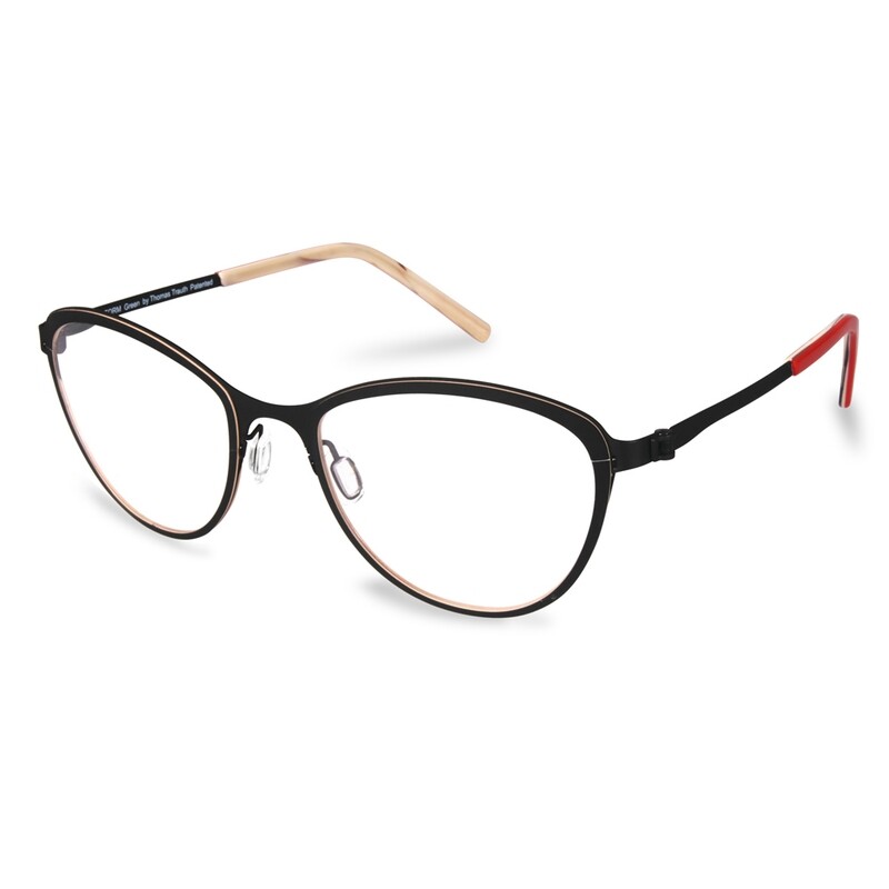 Green Full Rim FFA974L Black   (52-19-135 mm)  size M(Pre Order)