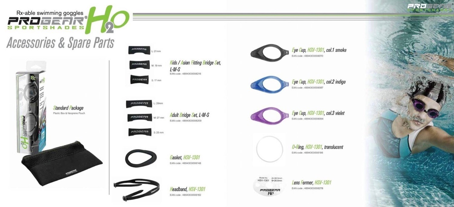 Progear H2O spare parts
