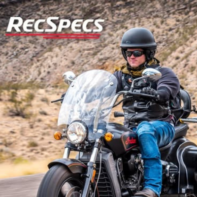 แว่นมอเตอร์ไซค์ ตัดเลนส์สายตา RecSpec USA