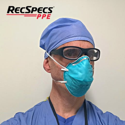 แว่นสายตา safety ทางการแพทย์, RecSpecs PPE