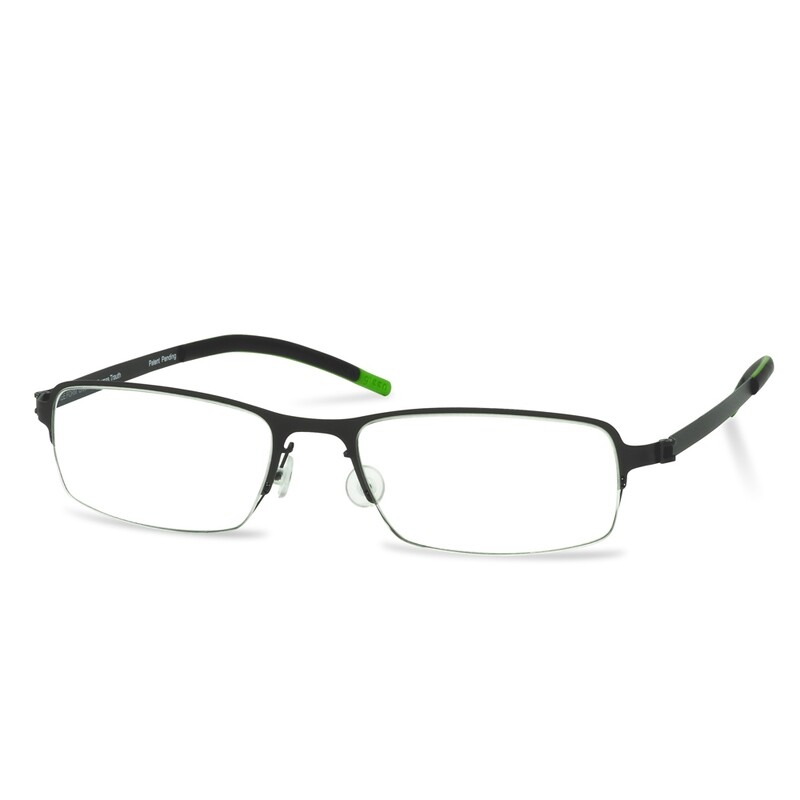 Free Form Green Semi Rim FFA 904 Dark Gun (53-21-145-136 mm) size L Free Form Green Semi Rim FFA 904 Dark Gun (53-21-145-136 mm) size L