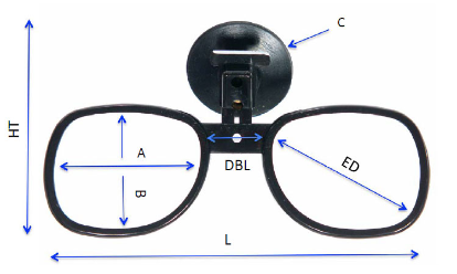แว่นสายตา ติดหน้ากากดับเพลิง SCBA รุ่น #279, USA
