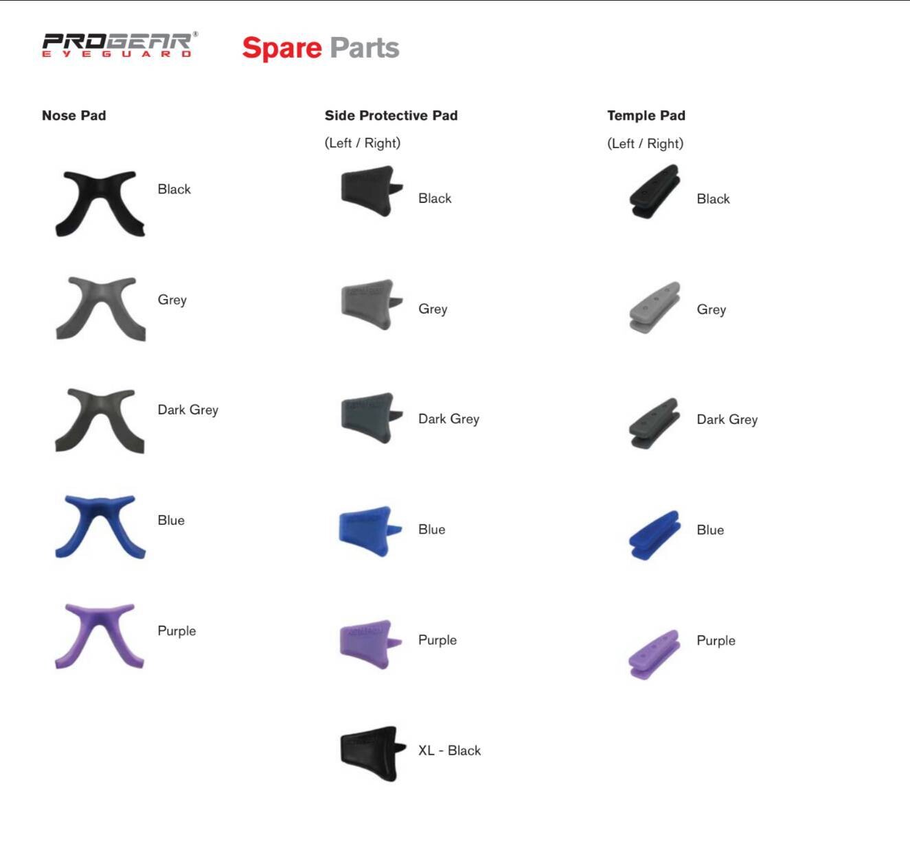 Progear Eyeguard ยางปลายขาแว่น Progear Eyeguard ยางปลายขาแว่น