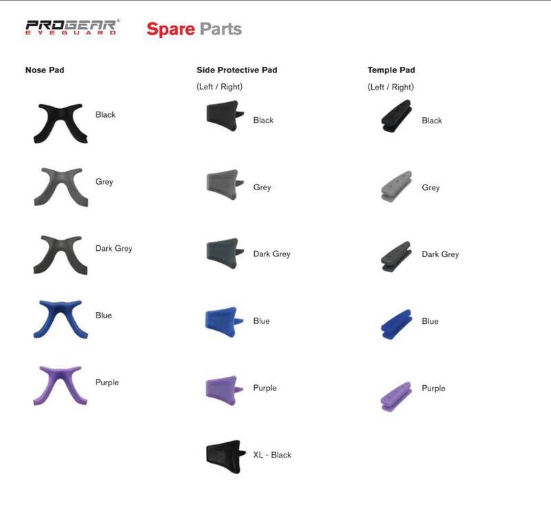Progear Eyeguard ยางแป้นจมูก Progear Eyeguard ยางแป้นจมูก