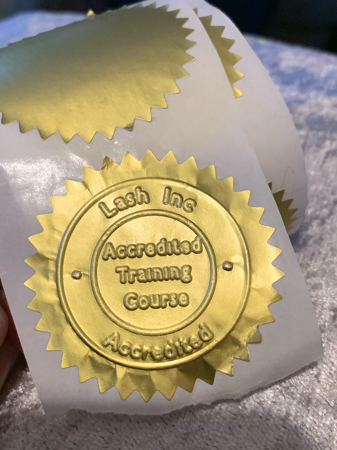 Pack of Pre-embossed Certificate Seals (60) 