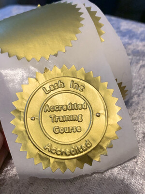 Pack of Pre-embossed Certificate Seals (60) 