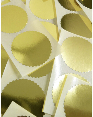 Certificate Seals Blank - Pack Of 100
