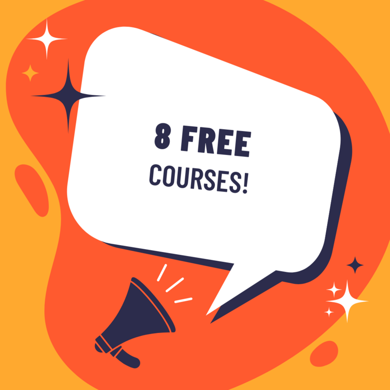8 Free Industry Courses (Aug 23 Update)