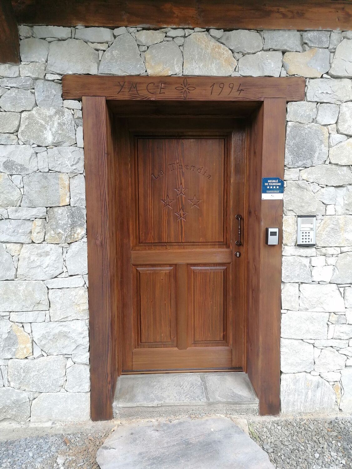 Portone Modello 1 in Larice Bio