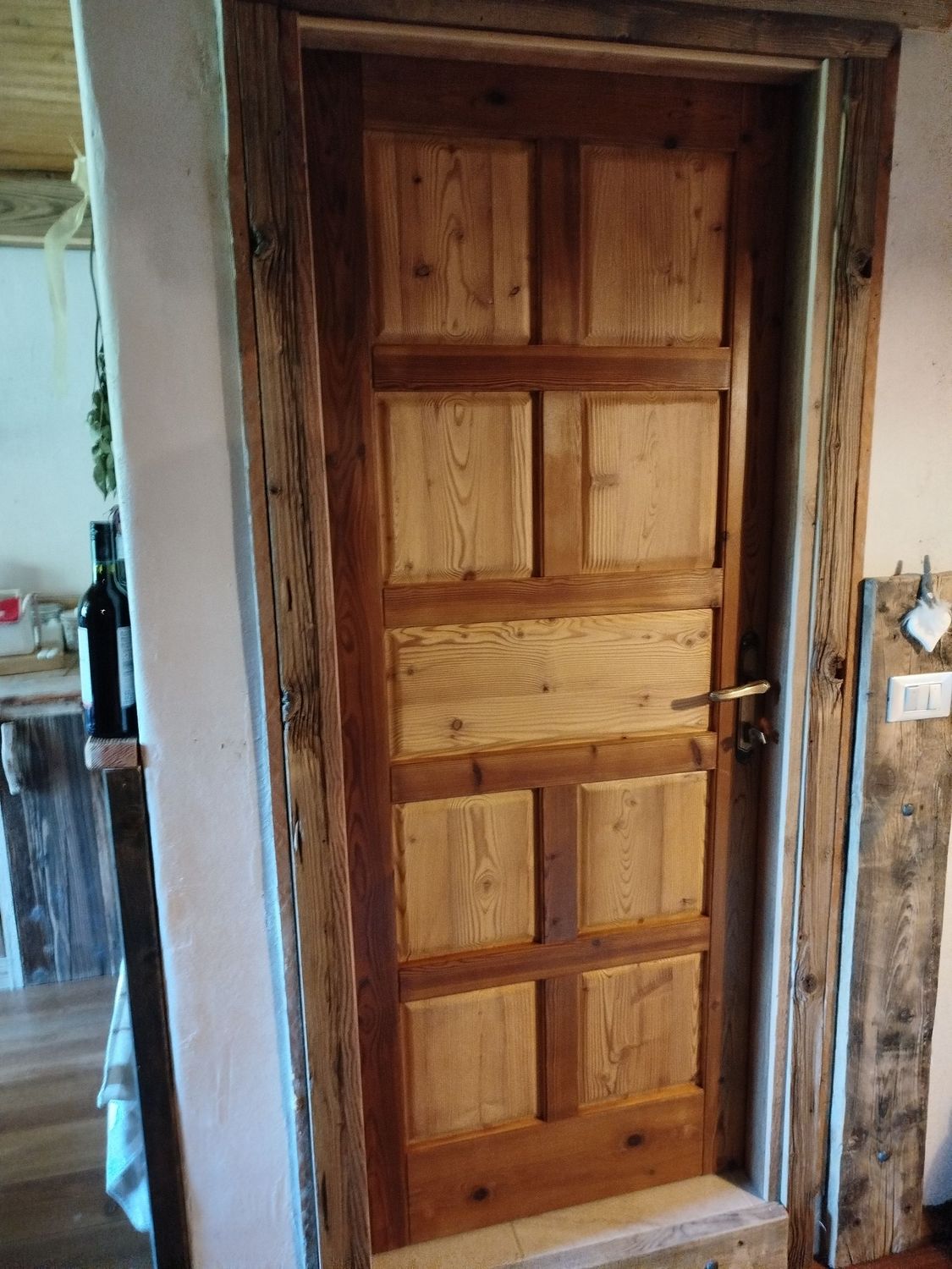 Porta Interna Modello 5 Larice bio a 9 pannelli