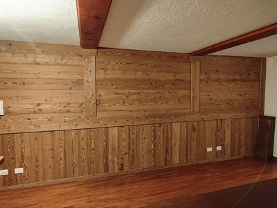 Boiserie in Larice Bio spazzolato a metro quadro