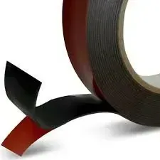 Very High Bond Foamed Acrylic Adhesive Tape - Black - 1mm Thick - 33m Roll Very High Bond Foamed Acrylic Adhesive Tape - Black - 1mm Thick - 33m Roll