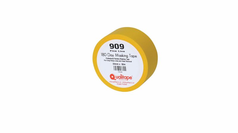 100 Day Exterior Masking Tape - Yellow