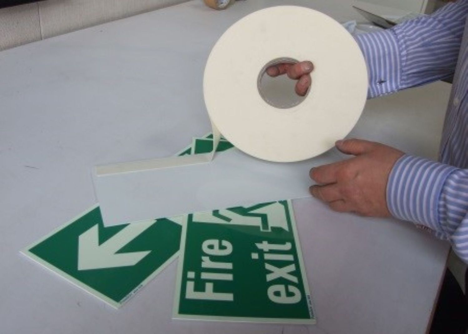 White PE Foam Tape – 12mm Wide – Double Sided – High Density – 50m Rolls White PE Foam Tape – 12mm Wide – Double Sided – High Density – 50m Rolls