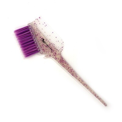Кисть-гребень GP, смешанная фиолет щетина 26мм, цвет полупрозрач с фиолет