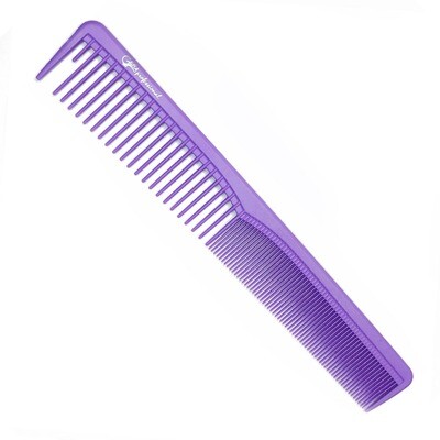 Расческа карбоновая для стрижки волос GPR00312 фиолетовая