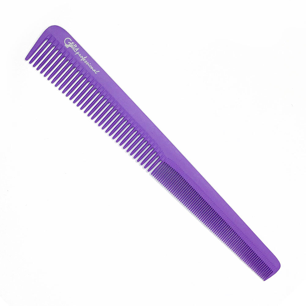 Расческа карбоновая для стрижки волос GPR00316 Фиолетовая